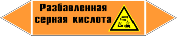 Маркировка трубопровода "разбавленная серная кислота" (k28, пленка, 252х52 мм)" - Маркировка трубопроводов - Маркировки трубопроводов "КИСЛОТА" - . Магазин Znakstend.ru